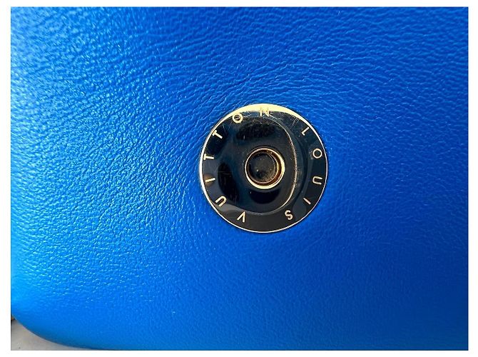 Metis Borsa Louis Vuitton Coussin Monogram in Pelle Blu - vista 8