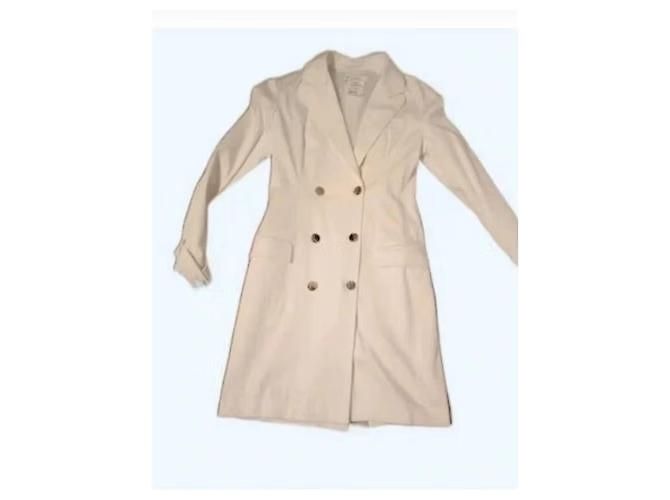 VERSACE COLLECTION Langer weißer Baumwollblazer - Ansicht 2