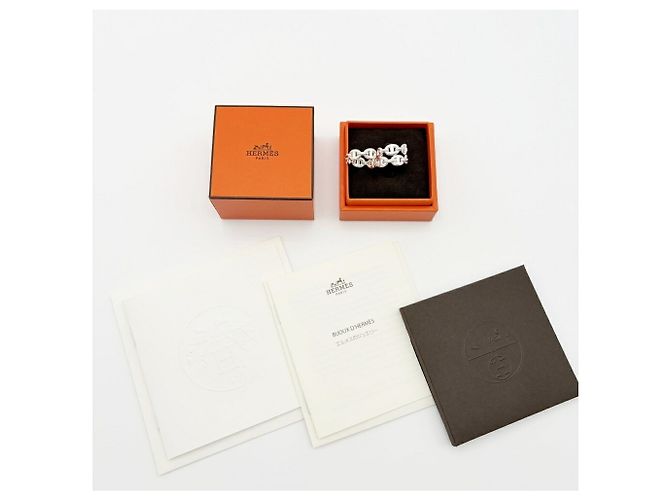 Chaîne d'ancre Hermès Hermes Chaine d'Ancre Enchainée Double Ring - Ansicht 10