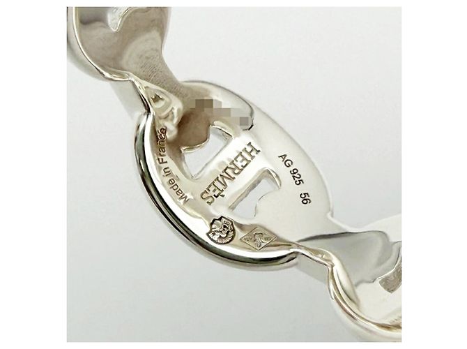 Chaîne d'ancre Hermès Hermes Chaine d'Ancre Enchainée Double Ring - Ansicht 7