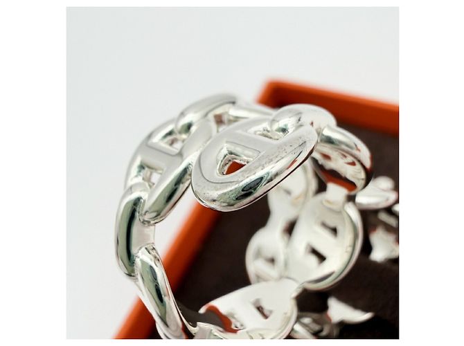 Chaîne d'ancre Hermès Hermes Chaine d'Ancre Enchainée Double Ring - Ansicht 8