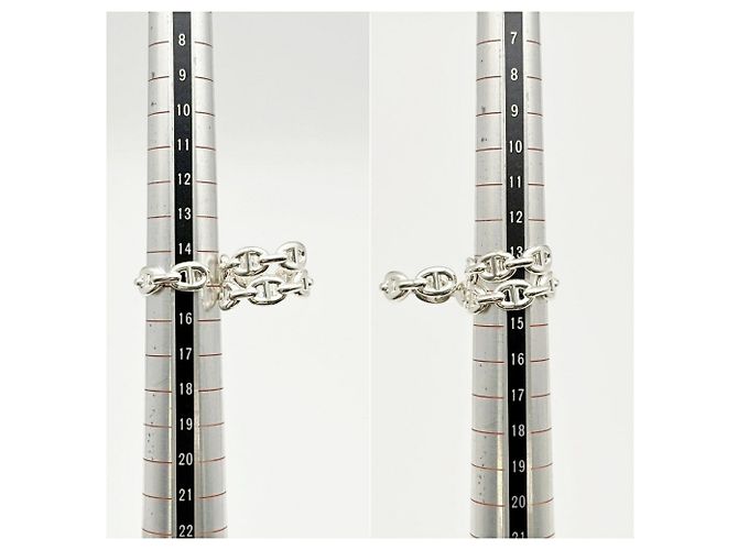 Chaîne d'ancre Hermès Hermes Chaine d'Ancre Enchainée Double Ring - Ansicht 9