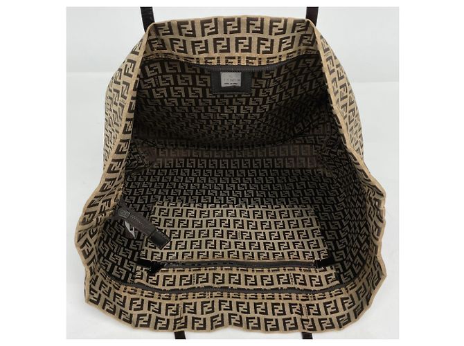 Fendi Zucchino Canvas Tote Bag - Ansicht 6
