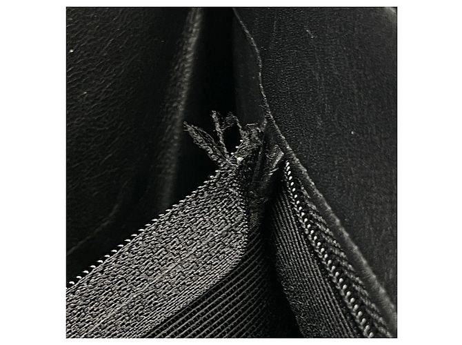 Chanel Shopper aus schwarzem Leder - Ansicht 8