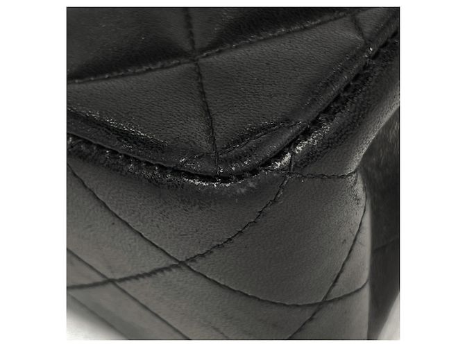Borsa a tracolla Chanel Matelassé in pelle nera - vista 3