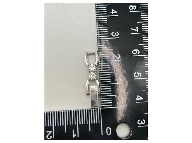 Collana Swarovski Matrix Tennis Placcato Rodio - vista 5