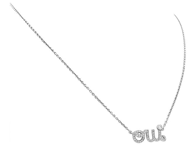Dior Halskette, "OUI" aus Weißgold und Diamanten. - Ansicht 2