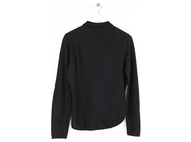 Camisa Eric Bompard de cashmere negra M - vista 4