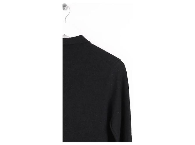 Camisa Eric Bompard de cashmere negra M - vista 5
