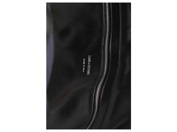 Sac cabas Kate Zadig & Voltaire en cuir noir - vue 7
