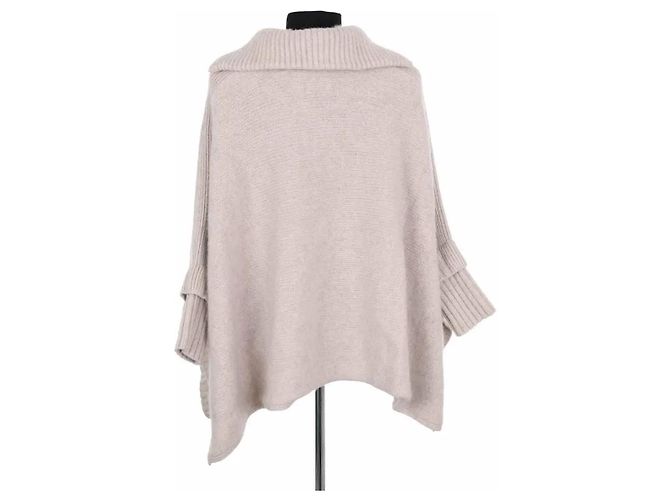 Autre Marque Kujten Kaschmir Poncho Ecru - Ansicht 4