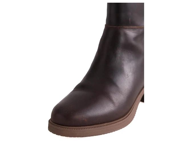 Botines Timberland de piel marrón - vista 5