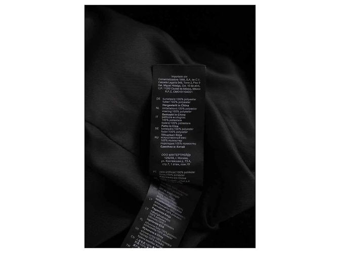 Abrigo negro Sandro - vista 6