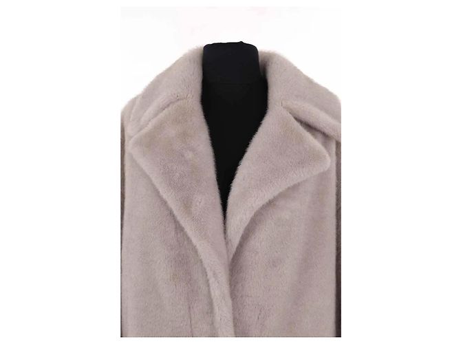 Plein Sud Mantel aus Wildleder Grau M - Ansicht 2
