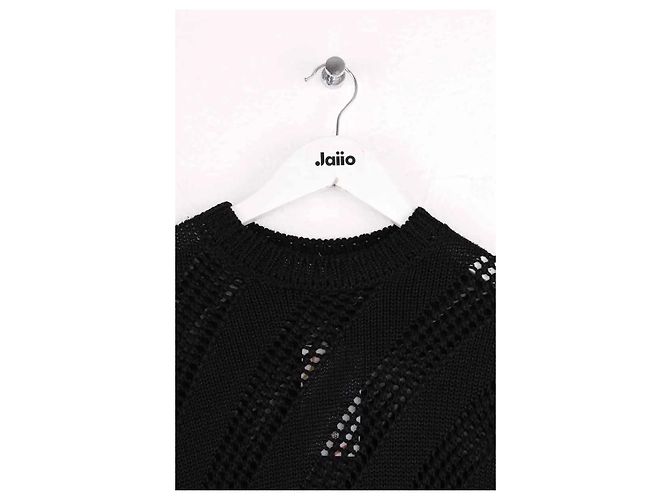 Autre Marque Saint Laurent Schwarzer Pullover aus Viskose - Ansicht 2
