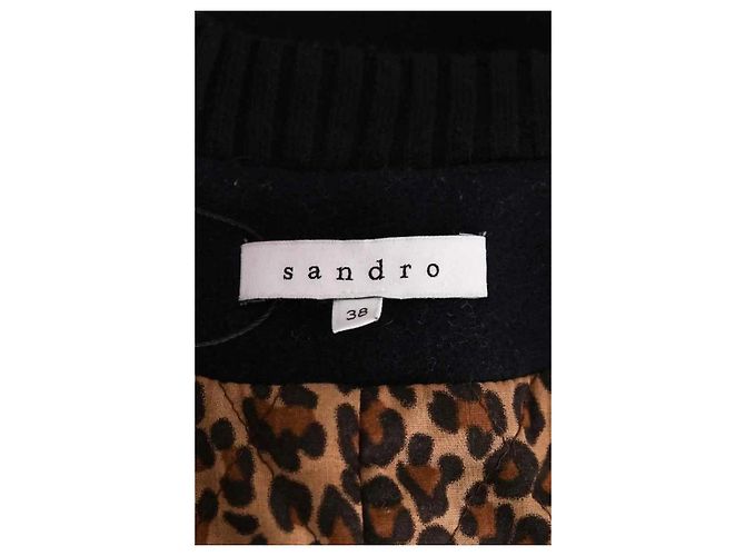Sandro Black Wool Jacket - view 5