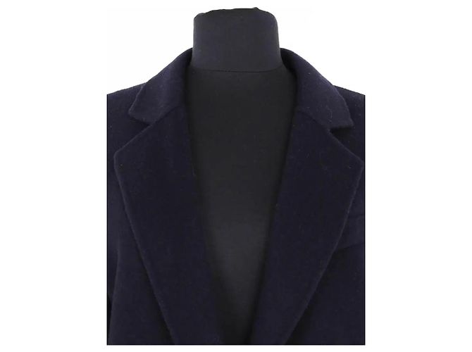 Sandro Wollmantel marineblau - Ansicht 2