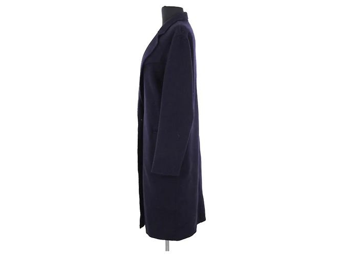 Sandro Wollmantel marineblau - Ansicht 3
