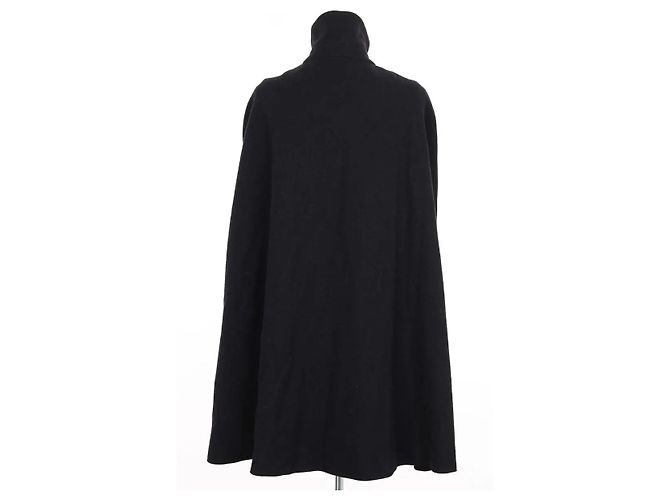 Maje Black Cotton Coat - view 4