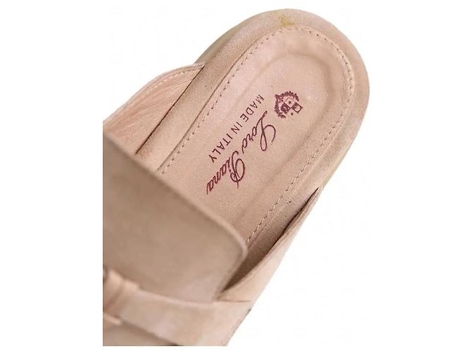 Mocassini Loro Piana in camoscio beige - vista 4