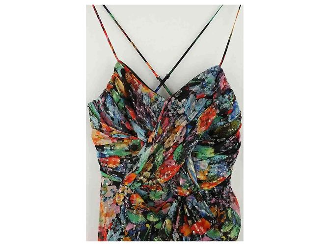 Abito in seta multicolore The Kooples - vista 2
