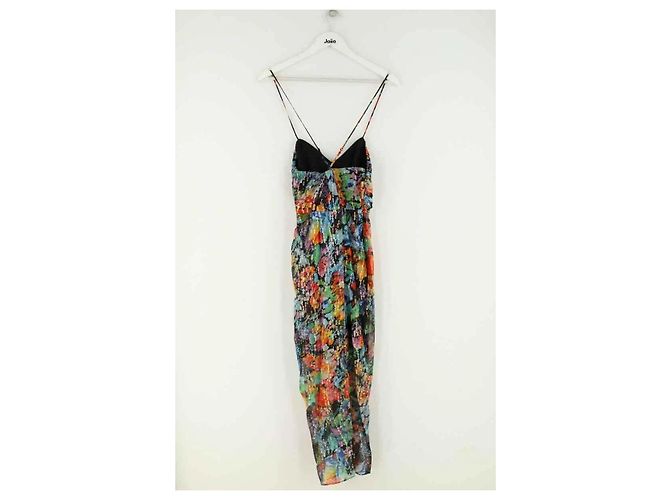 Abito in seta multicolore The Kooples - vista 3