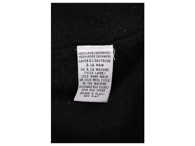 Jersey Eric Bompard de cashmere negro L - vista 6