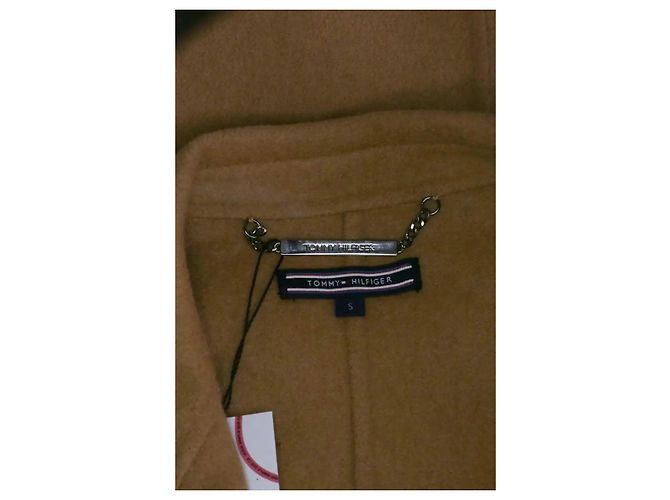 Abrigo de lana Tommy Hilfiger camel - vista 5