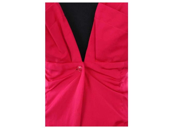 Vestido Jacquemus Calvi rosa de viscose - vista 2