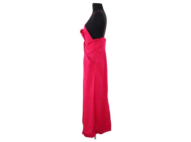 Vestido Jacquemus Calvi rosa de viscose - vista 3