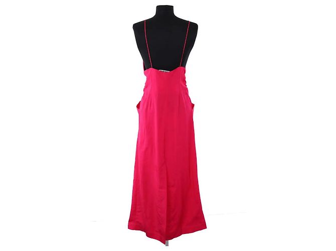 Vestido Jacquemus Calvi rosa de viscose - vista 4