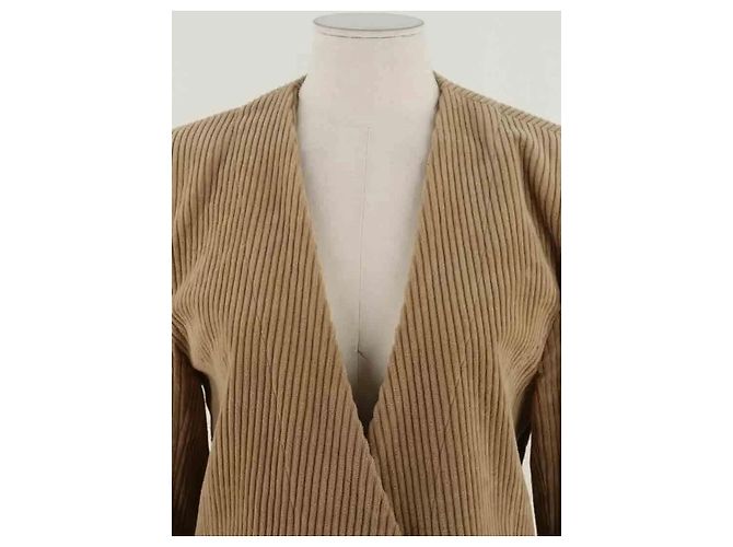 Autre Marque Blazer de terciopelo beige The Frankie Shop - vista 2