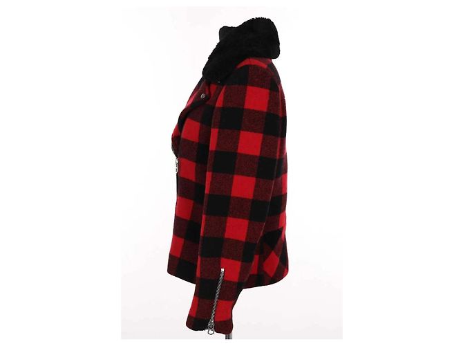 Sandro Red Wool Jacket - view 3