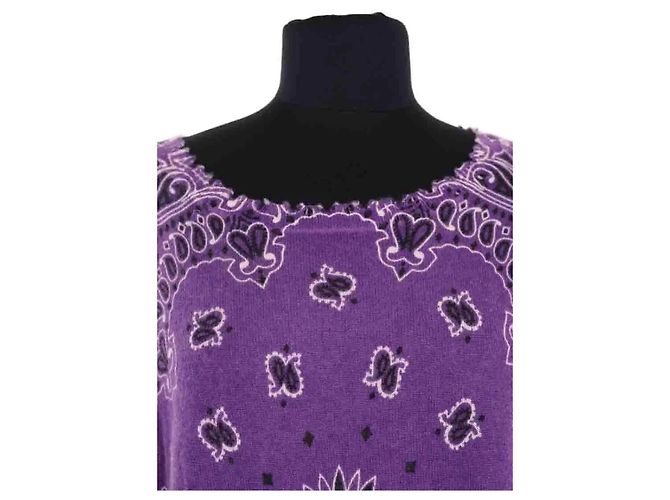Autre Marque Kujten Kaschmirpullover Lila L - Ansicht 2