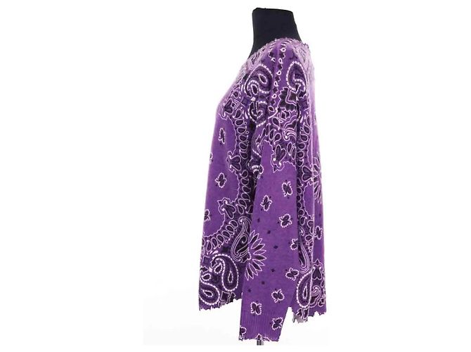 Autre Marque Kujten Kaschmirpullover Lila L - Ansicht 3