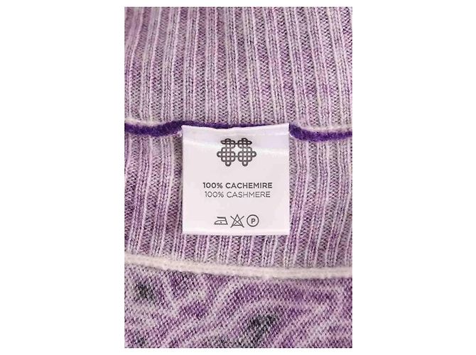 Autre Marque Kujten Kaschmirpullover Lila L - Ansicht 6