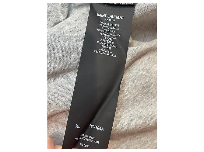 Autre Marque Camiseta Saint Laurent gris T.XL - vista 5