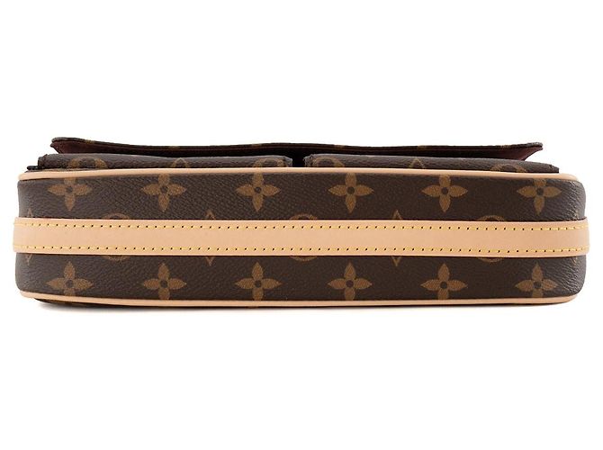 LOUIS VUITTON - Borsa a tracolla Louis Vuitton Vivacité in tela monogram recubierta - vista 4