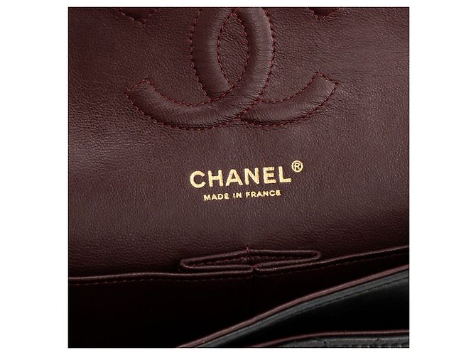 CHANEL - Bolsa de ombro Classic/Timeless 11.12 Chanel em couro liso preto - vista 7