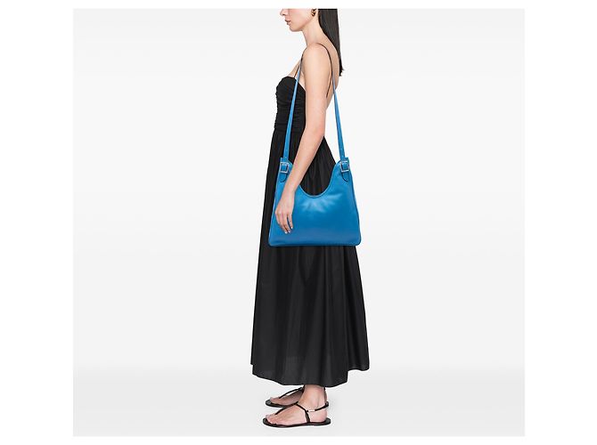 Bolso Hermès Swift Massai Cut 40 azul - vista 6