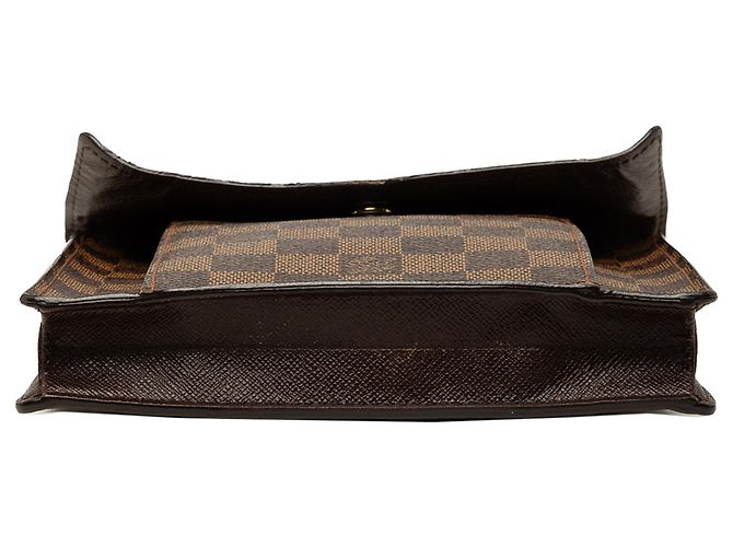 Borsa a tracolla Louis Vuitton Pimlico Damier Ebene Marrone - vista 3