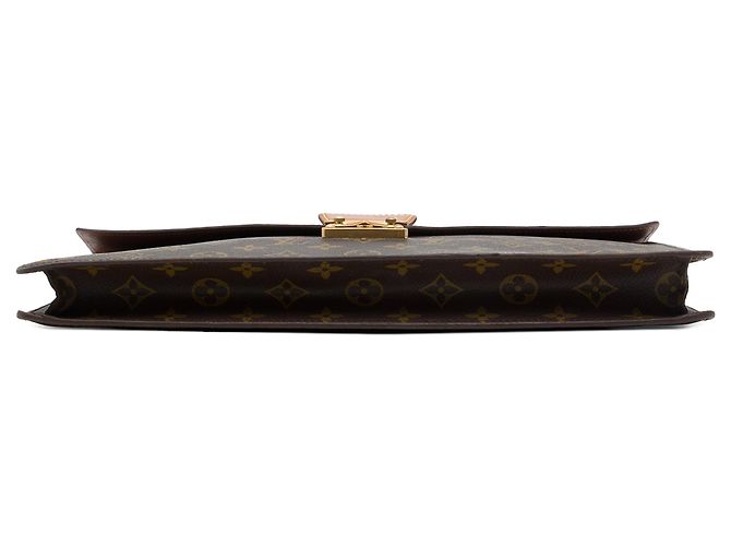Borsa Business Louis Vuitton Monogram Porte Documents Senateur Marrone - vista 3