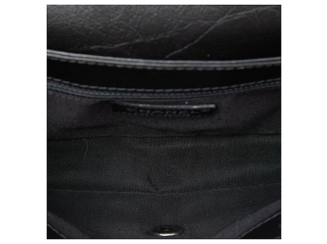Borsa a tracolla Single Flap Chanel CC in tweed e shearling bianca - vista 4