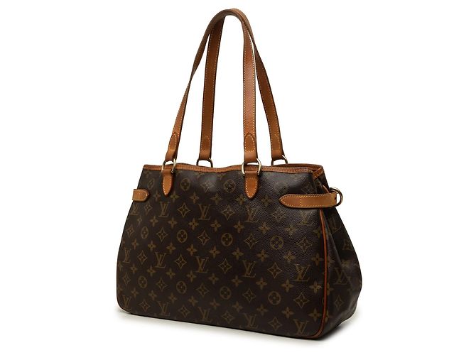Saco Tote Horizontal Louis Vuitton Monogram Batignolles castanho - vista 2