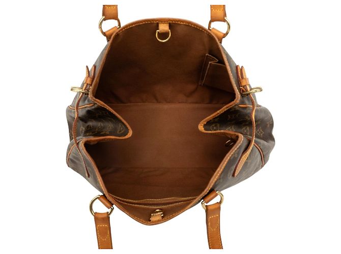 Saco Tote Horizontal Louis Vuitton Monogram Batignolles castanho - vista 4