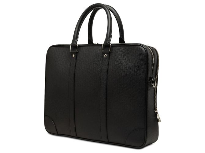 Borsa Business Louis Vuitton Taiga Porte Documents Voyage Nera - vista 2