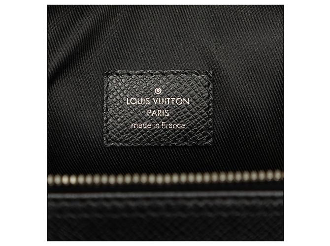 Borsa Business Louis Vuitton Taiga Porte Documents Voyage Nera - vista 5