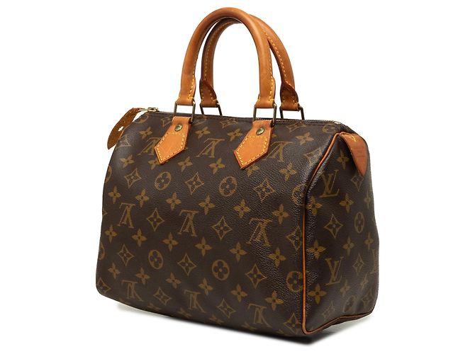 Borsa Boston Louis Vuitton Monogram Speedy 25 Marrone - vista 2