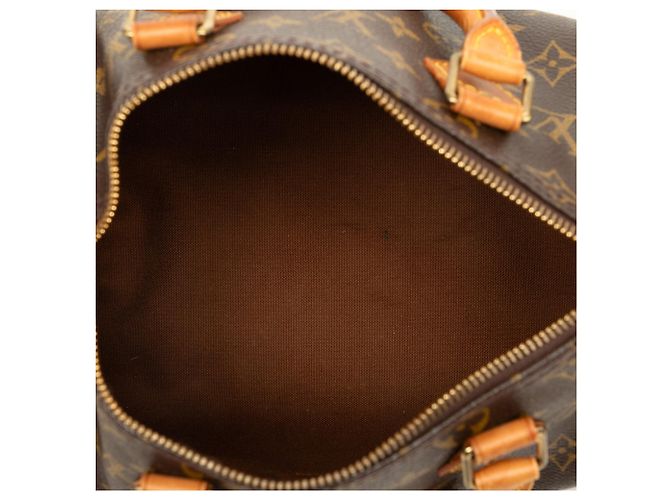 Borsa Boston Louis Vuitton Monogram Speedy 25 Marrone - vista 4