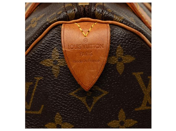 Borsa Boston Louis Vuitton Monogram Speedy 25 Marrone - vista 5